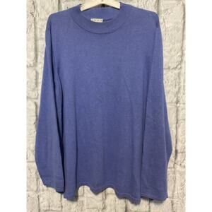 NEW Joan Rivers Mock Neck Sweater Size 3X Blue